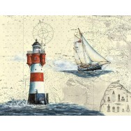 Romantic Lighthouse Pussel 2000 bitar